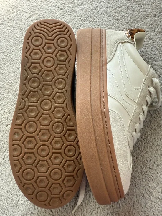 Steve Madden Cream platform Casual Sneakers - Picture 4 of 5